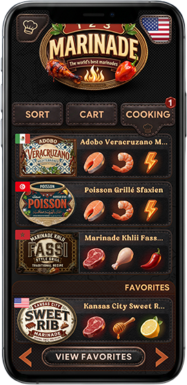 Menu des marinades du monde : Texas, Corée, Liban, Inde, Thaïlande, Mexique